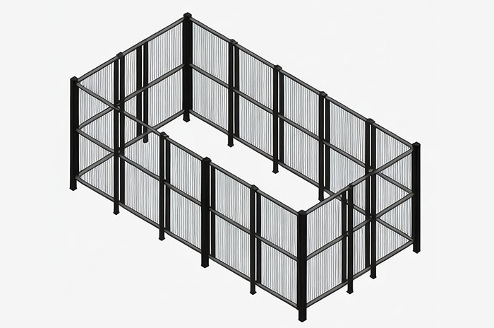 鋁型材定制開模工業(yè)圍欄鋁型材